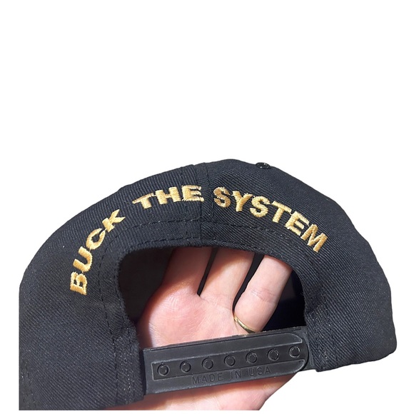 Vintage Made in USA Snapback Hat | Bucks “Buck The System” Embroidered Cap - Picture 6 of 6